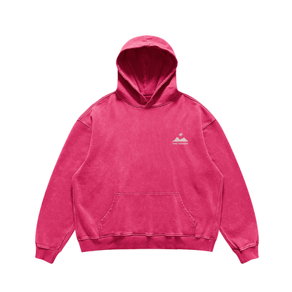 "GOOD NEWS" UNISEX HOODIE (DARK PINK)