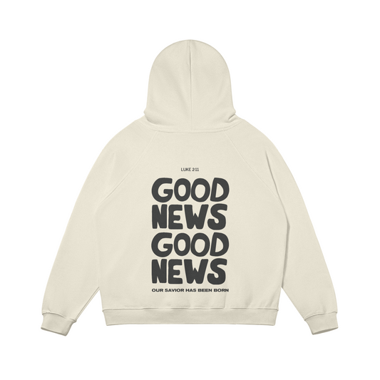 "GOOD NEWS" UNISEX HOODIE